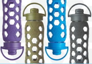 Lifefactory Glass Water Beverage Bottle Silicone Sleeve Pick Color 22