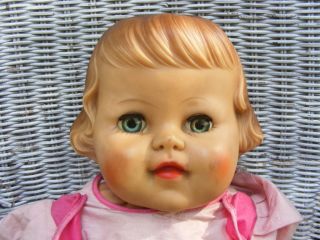 1950s 25 Rubber Body Doll Open Close Eyes