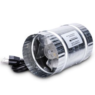 Inline Duct Fan Exhaust Blower For Grow Room Box Tent Light Cool