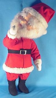 Rare Early Vintage Uncommon Christmas Santa Claus Store Display Doll