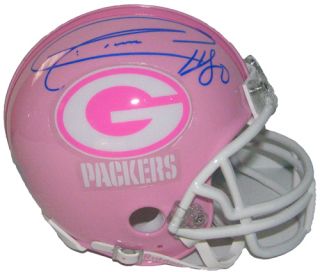 click to preview donald driver signed auto pink green bay packers mini