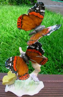 Hutschenreuther Rosenthal Porcelain Figurine Butterfly Group of 2