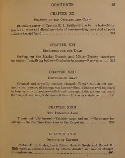 1912 Book SS Titanic Maritime 1st Edition Antique RMS White Star Line