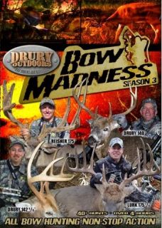  TV Season 3 Deer Wild Hogs Turkey Hunting DVD Drury Outdoors