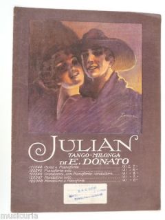 Art Cover Tango Julian E Donato Milan 1926