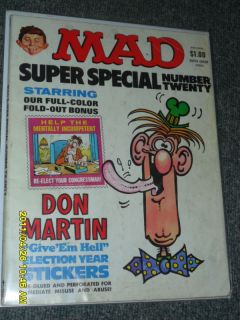 1976 Mad Magazine Super Special Number 21 Don Martin