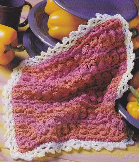  Crochet Pattern Coral Dishcloth