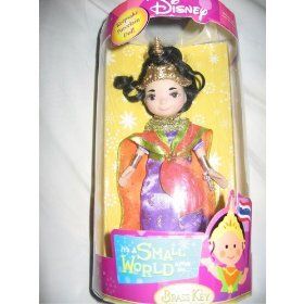 New Disney Brass Key Small World Thailand Doll Figurine