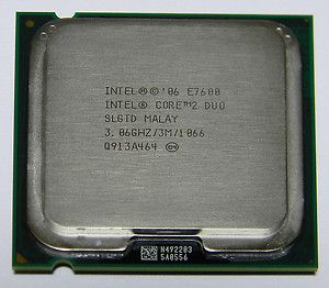  E7600 3 06GHz 3MB Cache 1066MHz FSB SLGTD Dual CPU Processor