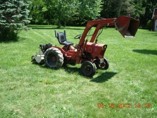  PowerKing 1614 with frontend loader dual transmissions and attachments