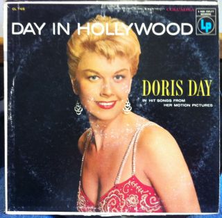 DORIS DAY day in hollywood LP VG+ CL 749 Vinyl 1956 Record 6 Eye Mono
