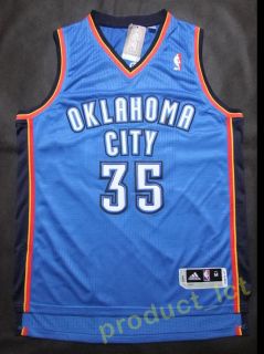 Kevin Durant 35 OKC Thunder NBA Rev 30 Authentic Road Blue Jersey S