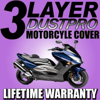 Motorcycle Scooter Bike 3 Layer MOTO Cover Outdoor Rain Sun Dust
