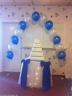 Do It Yourself Wedding Christening Birthday Cake Table Balloon Arch