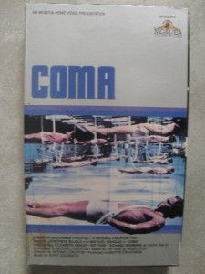 COMA 1978  VHS  Michael Douglas Rip Torn Classic Sci Fi