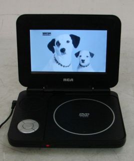 portable dvd player 7 in good condition works has some scratches