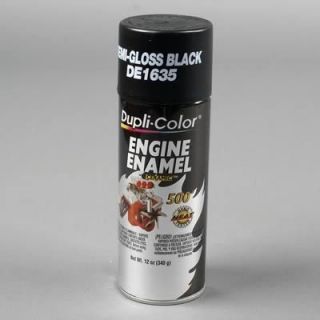 Dupli Color Paint Engine Enamel with Ceramic Resin Semi Gloss Black 12