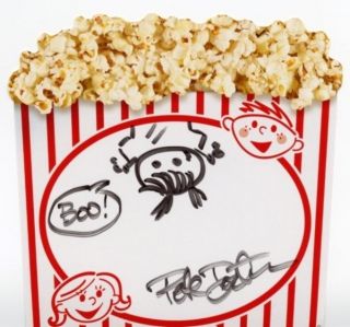 Pete Docter Pixar Animator Authentic Autographed Popcorn Novelty Card