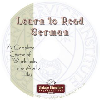 Learn to Read Speak German Language Course DVD