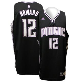 Orlando Magic Dwight Howard Black White Swingman Jersey XL