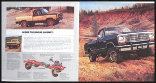 1981 Dodge Pickup Truck Brochure RAM 150 250 350