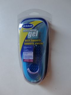 New DR. SCHOLLS Massaging Gel Arch Support Insoles 3 Pairs Womens