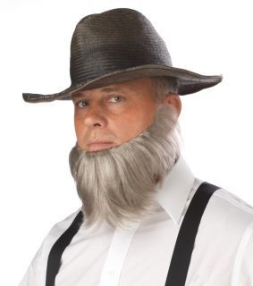 cc70127 dutch farmer amish hat beard costume set