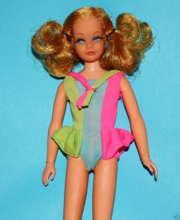 Adorable Living Skipper Vintage Mod Mattel Doll 