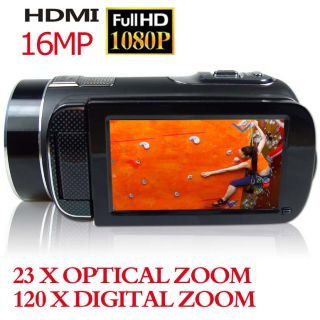  Full HD 1080p 23x Optical 120x Zoom DV Digital Camcorder Camera