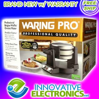  Double Rotary Professional Rotating Belgian Waffle Omelet Maker