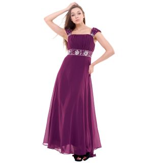  Gowns Evening Party Pageant Long Beads Bridesmaid Wed Dresses