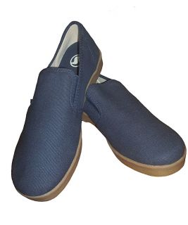DVS Shoes Sample Doughboy Slip Blue Canvas Skate Size 8