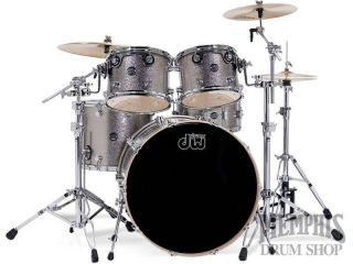 DW Performance Series Maple Drum Set 10 12 16 22 Titanium Sparkle