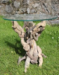 Genuine Handmade Round Driftwood Twig Table