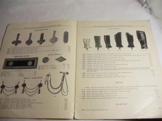 Drill Team Uniforms Catalog Cincinnati Regalia 1941