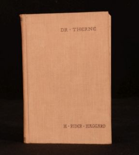 1898 Doctor Therne H. Rider Haggard First Edition