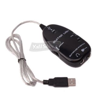 Guitar to USB Interface Link Cable PC Mac Recording New