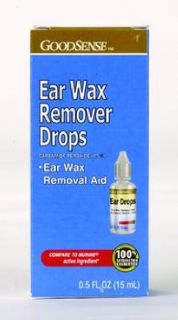 good sense ear wax remover removal drops 5oz bottle good sense ear wax