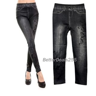 Hot New Womens Girls Stretchy Leggings Skinny Jeans Jegging Pants