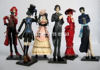 Black Butler Kuroshitsuji Ciel Japan Anime Figures Figurines Toy Set