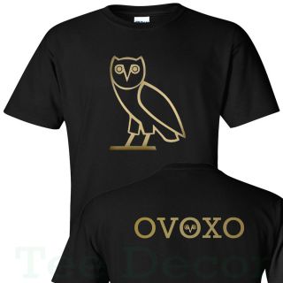 OVO Drake Octobers Very Own T Shirt Owl OVOXO Logo on Back T Shirt s