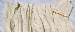 New Pair Pinch Pleated Panels Drapes Curtains Cream Ivory 96 x 84