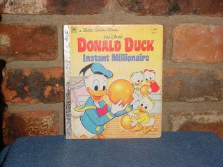 Disney s Donald Duck Instant Millionaire 1978 102 44 Golden Book