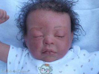 Reborn Baby Teagan So Sweet Soft Curls and Gorgeous Sleepy Face AA