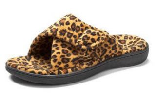 Orthaheel Relax Womens Orthotic Slippers Tan Leopard