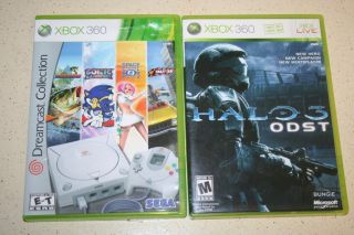 Xbox 360 Games Halo 3 ODST & DreamCast Collection. . Bid