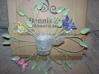 BUTTERFLY WALL SCONCE (CANDLE HOLDER)~DENNIS EAST INTL, NEW