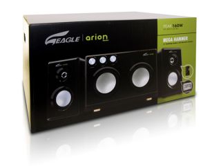 Eagle Arion Et AR514R BK 2 1 Soundstage Speakers w Dual Subwoofers 160