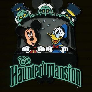  Pin The Haunted Mansion Mickey Donald w Hitchhiking Ghosts 3D