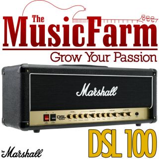 Marshall DSL DSL100H 100 Watt All Tube Electric Guitar Amplifier Amp